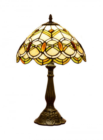 Ywx Carved Stripes LED Desk Lamp Yellow 49 x 39 x 28centimeter