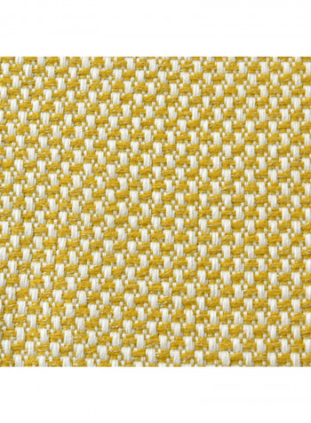Tassel Design Supple Casual Knitted Blanket Polyester Yellow 130x200centimeter