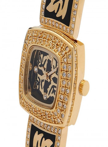 Women's 22K Gold Plated With Crystal Analog Watch 21872-1L