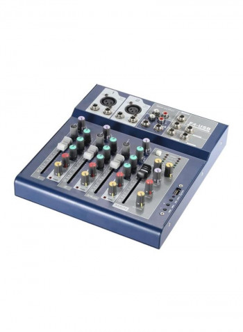 Professional Metal 4 Channel Live Mixing Console With Bulit-in Effect Processor Mic Input