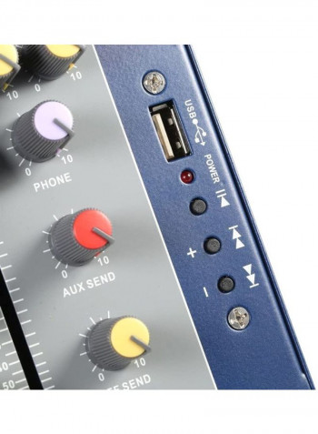 Professional Metal 4 Channel Live Mixing Console With Bulit-in Effect Processor Mic Input