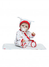 Realistic Baby Doll With Teether 41 x 14 x 20centimeter