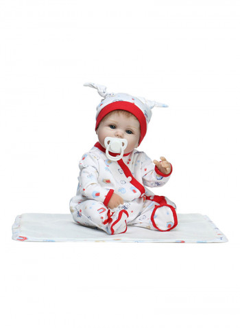 Realistic Baby Doll With Teether 41 x 14 x 20centimeter