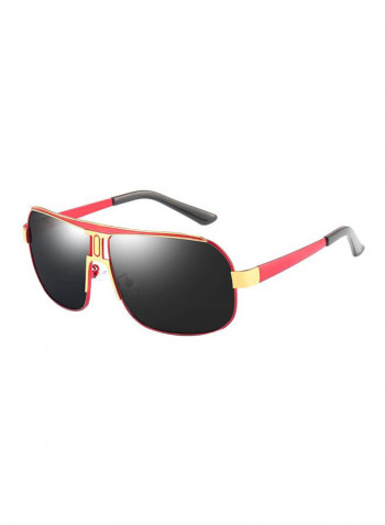 Men's Polarized Pilot Sunglasses - Lens Size: 67 mm