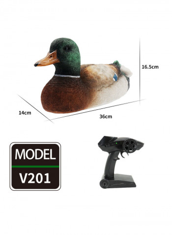 2.4Ghz 2CH Hunting Motion Remote Control Duck Boat 41 x 20.5 x 24.5cm