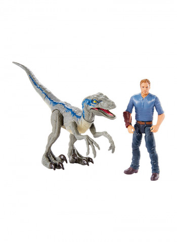 2-Piece Story Pack Velociraptor And Owen