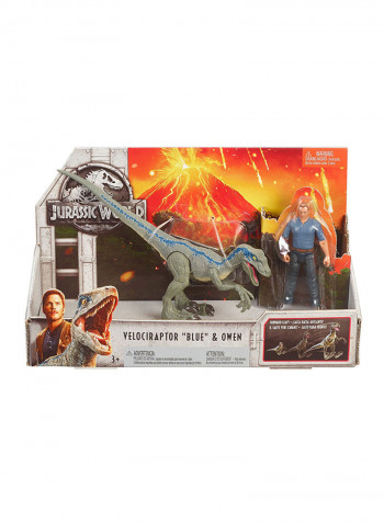2-Piece Story Pack Velociraptor And Owen