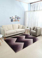 Geometric Pattern Anti-Skidding Nordic Style Area Rug Multicolour 80x120centimeter