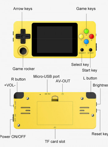 Mini Handheld Video Game Console 16GB With Joystick