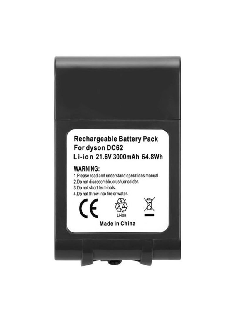 Li-Ion Replacement Battery For Dyson V6 Dc58 Dc59 Black