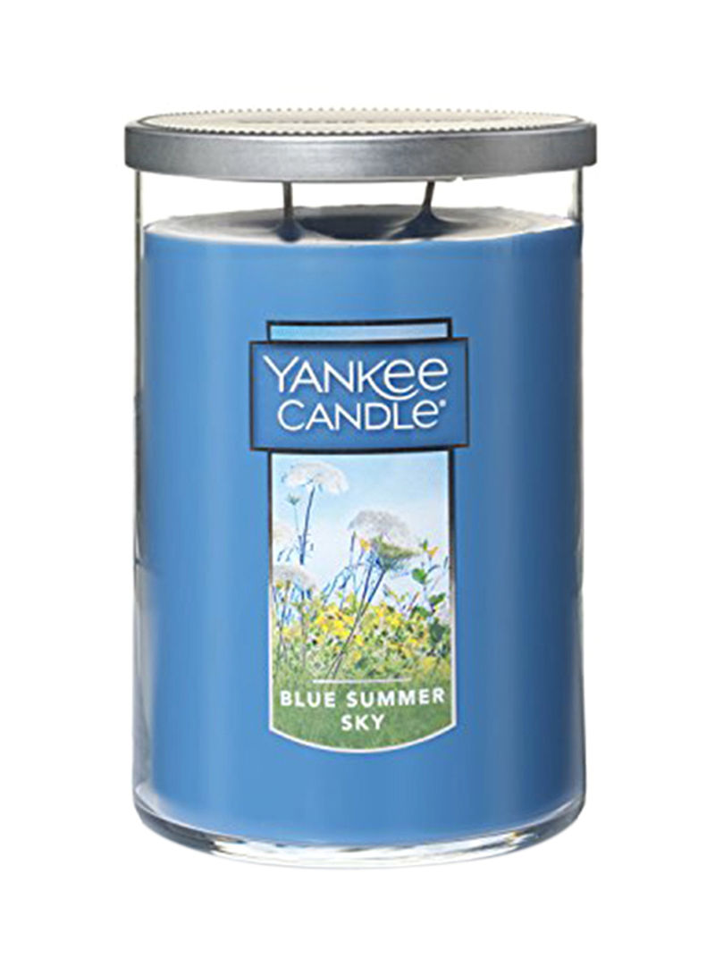 Yankee Candle Large 2 Wick Tumbler Candle, Blue Summer Sky