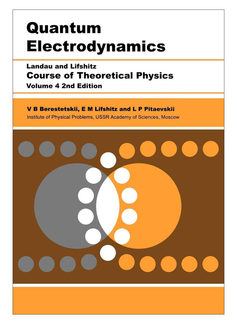 Quantum Electrodynamics Paperback 2nd Edition