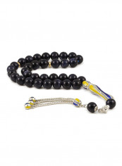 Blue Goldstone Prayer Beads  Misbaha