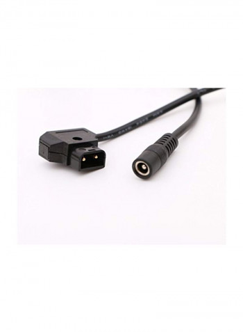D-Tap To Female 5.5/2.5mm DC Cable 5.9inch Black