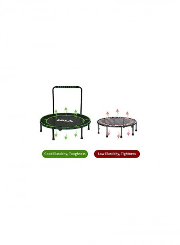Kids Indoor and Outdoor Trampoline with Adjustable Handel and Safety Padded Cover 36inch