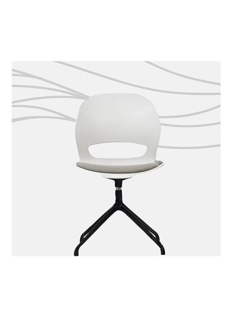 VIS Premium Meeting & Visitor Chair White/Black 71cm