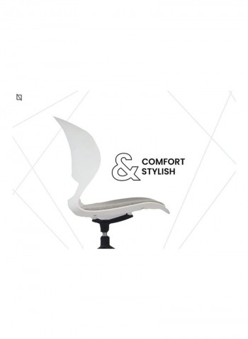 VIS Premium Meeting & Visitor Chair White/Black 71cm