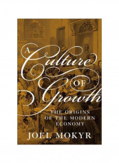 A Culture Of Growth : The Origins Of The Modern Economy Hardcover
