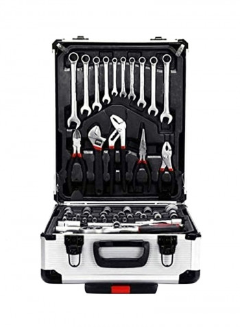 187-Piece Professional Tool Set With Aluminum Box Multicolour