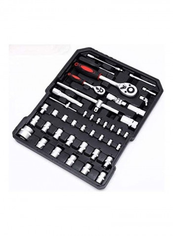187-Piece Professional Tool Set With Aluminum Box Multicolour
