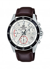 Men's Leather Chronograph Wrist Watch EFV-540L-7AVUDF