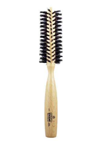 Spiral Radial Round Hair Brush Beige/Black