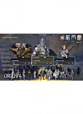 لعبة Warriors Orochi 4 (النسخة العالمية) مع ذراع تحكم - قتال - بلاي ستيشن 4 (PS4)