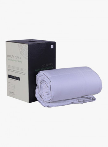 Antibacterial/Allergy Polyester Duvet Polyester White 230x220centimeter