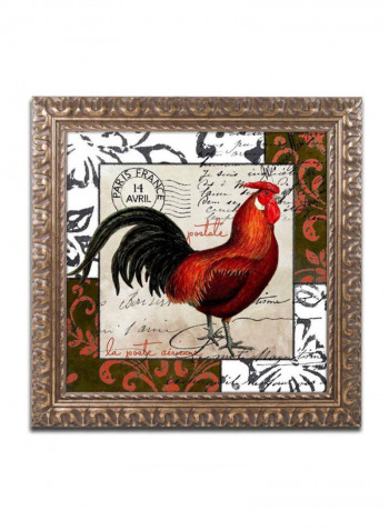 Europa II Framed Wall Art Multicolour 11 x 11inch