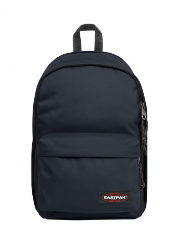 Zipper Closure Back To Work Backpack Dark Blue