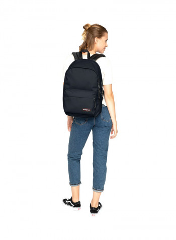 Zipper Closure Back To Work Backpack Dark Blue