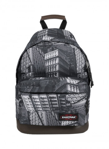 Zipper Closure Wyoming Backpack Grey