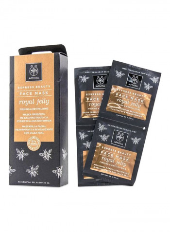 12-Piece Express Beauty Face Masks - Royal Jelly 8ml