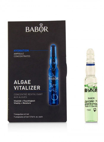 7-Piece Ampoule Concentrates Hydration Algae Vitalize Serum 0.06ounce