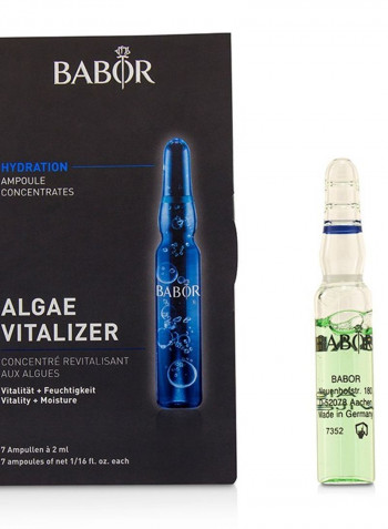 7-Piece Ampoule Concentrates Hydration Algae Vitalize Serum 0.06ounce