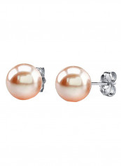 Sterling Silver Round Peach Freshwater Cultured Pearl Stud Earrings reviews Sterling Silver Round Peach Freshwater Cultured Pearl Stud Earrings