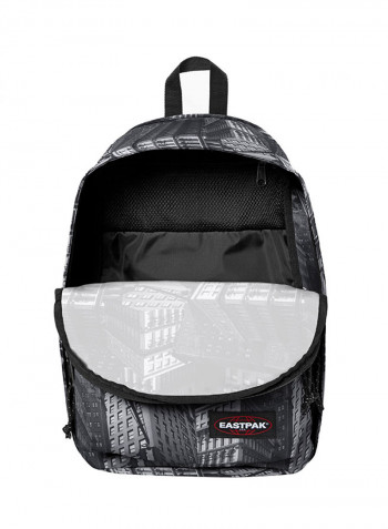 Zipper Closure Back To Work Backpack Grey