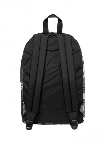 Zipper Closure Back To Work Backpack Grey