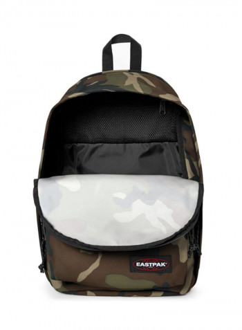 Back To Work Zipper Closure Backpack Camo