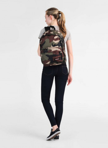 Back To Work Zipper Closure Backpack Camo