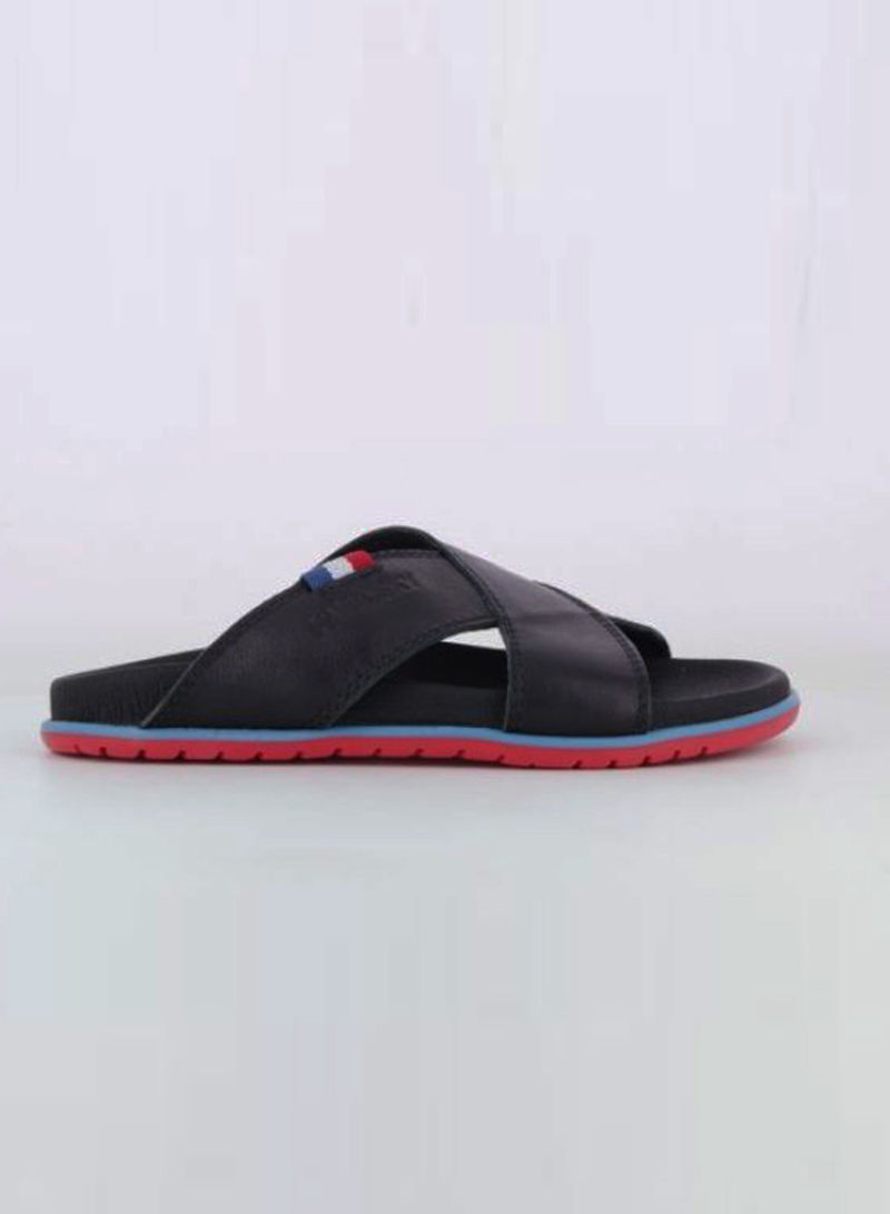 Flexible Slip-On Arabic Sandals Black