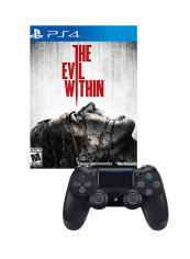 لعبة الفيديو 'The Evil Within' مع ذراع تحكم لاسلكي دوال شوك 4 - حركة وإطلاق النار - بلاي ستيشن 4 (PS4)