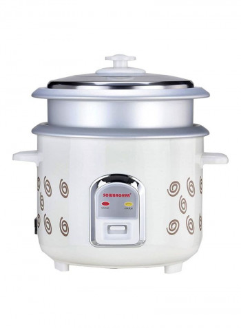 Annam Plus Electric Rice Cooker 3 l 180 W 7QSFTLV6 White/Silver