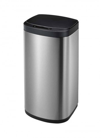 Dara Stainless Steel Sensor Waste Bin Silver 35L