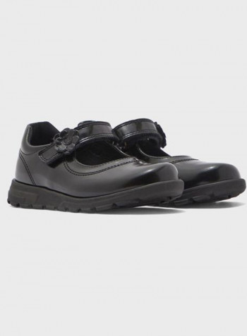 Velcro Closure Comfort Shoes Black