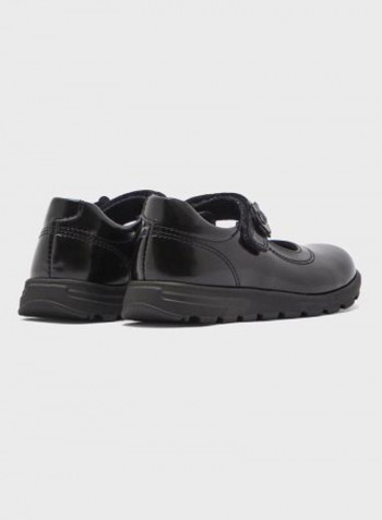 Velcro Closure Comfort Shoes Black