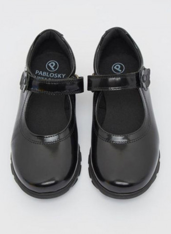 Velcro Closure Comfort Shoes Black