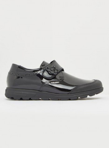 Velcro Closure Comfort Shoes Black