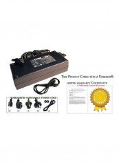New 4-Pin AC Adapter For Cyberpower Gamer Xplorer 258KA5 DC Power Supply Cord Charger PSU Black