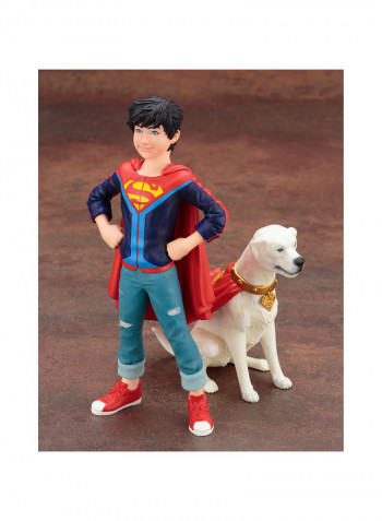 Dc Comics Super Sons Jonathan Kent & Krypto 2 Pack Artfx+ Statue